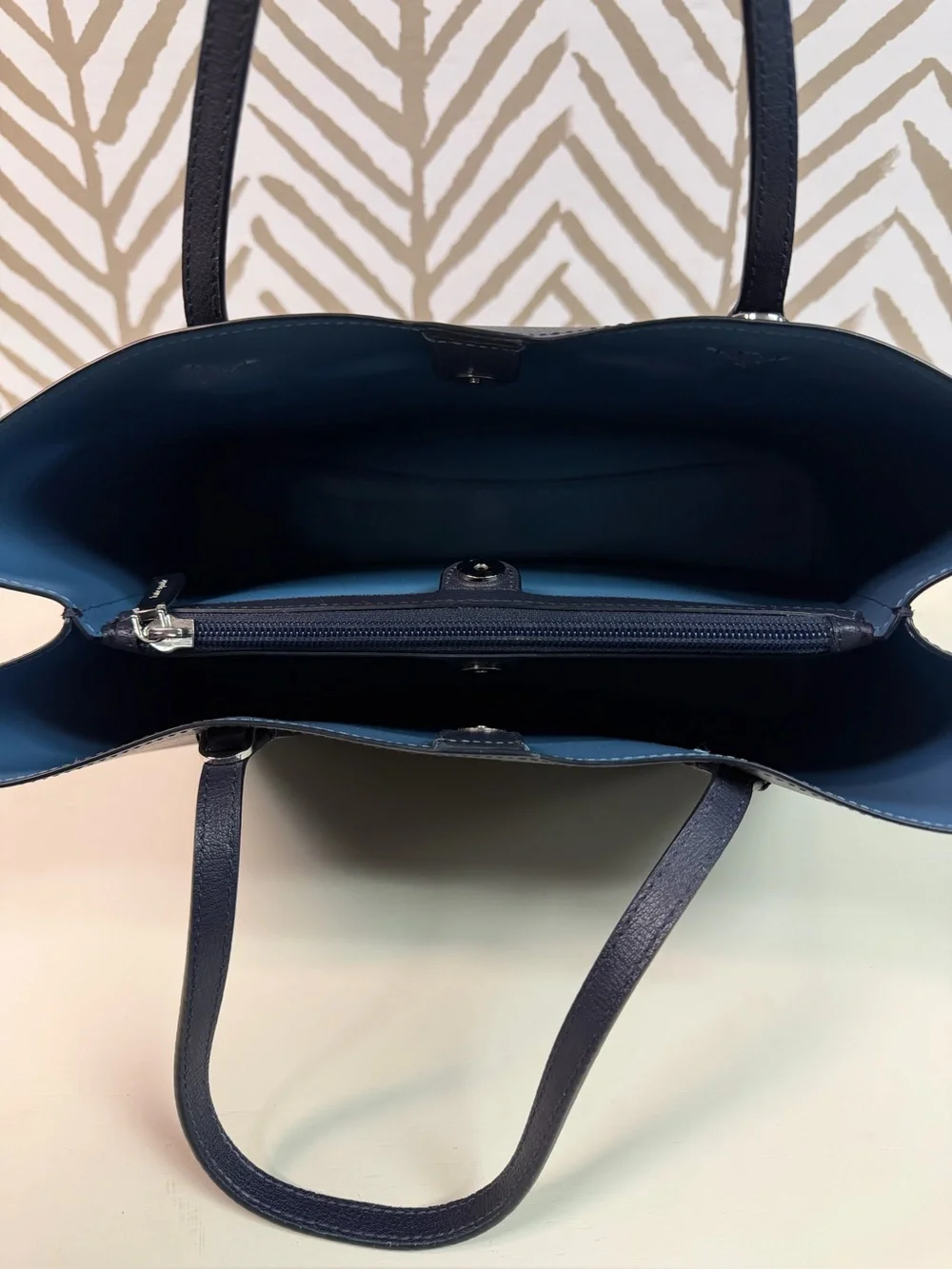 Kate Spade Navy Blue Harper Handbag